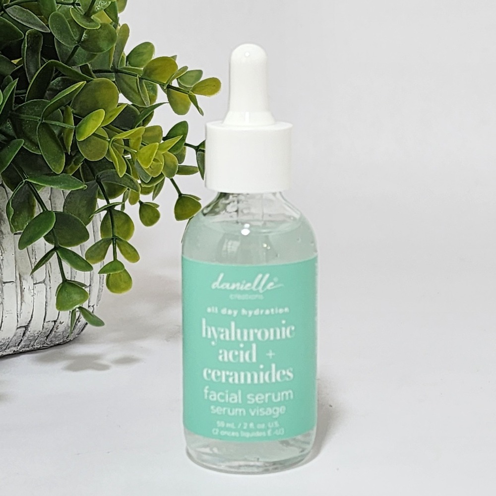 Danielle Creations Hyaluronic Acid + Ceramides Facial Serum Skin Hydration 2 oz